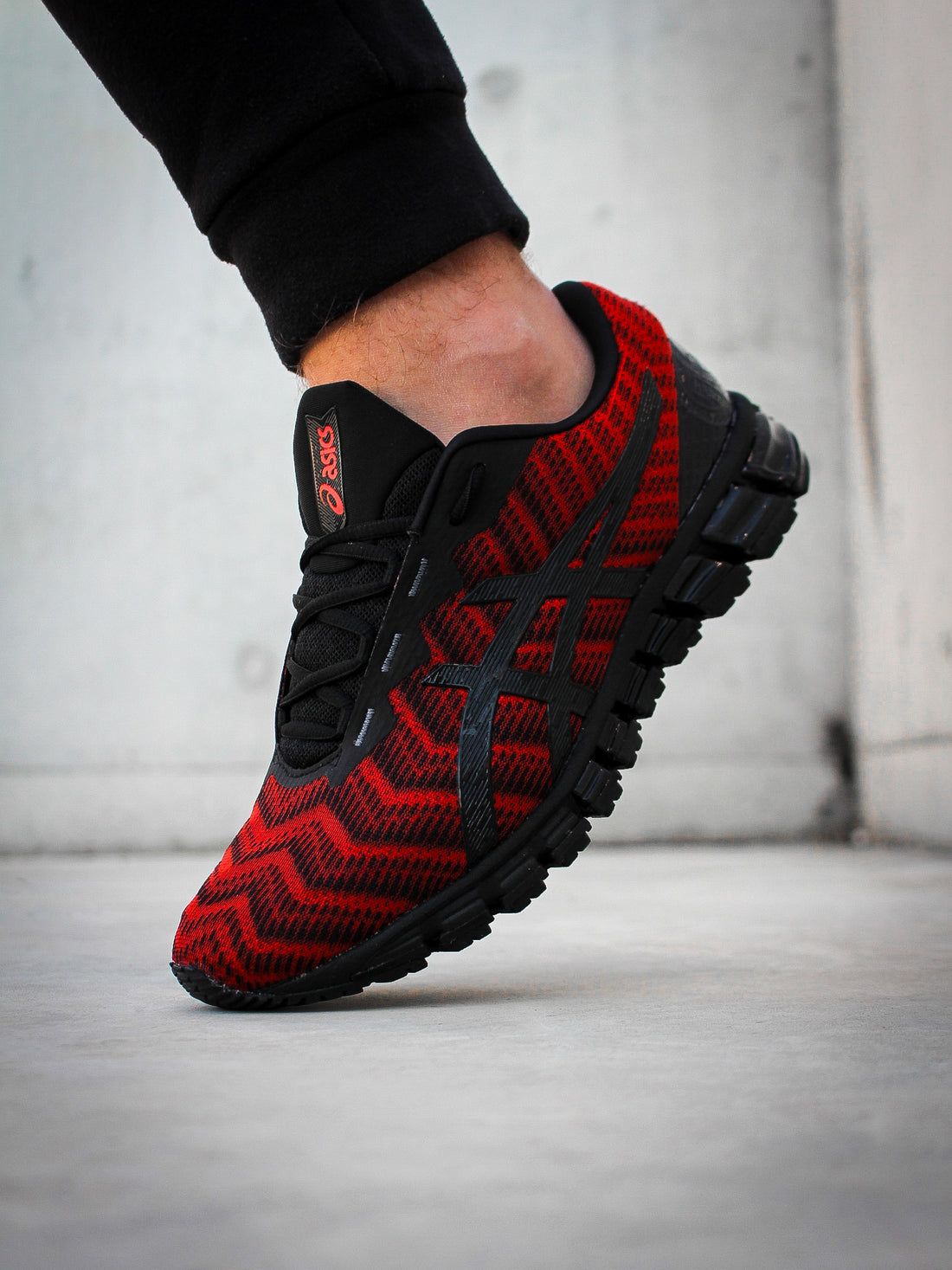 Asics Gel Quantum 180 4.5 ‘Black/Fiery Red’