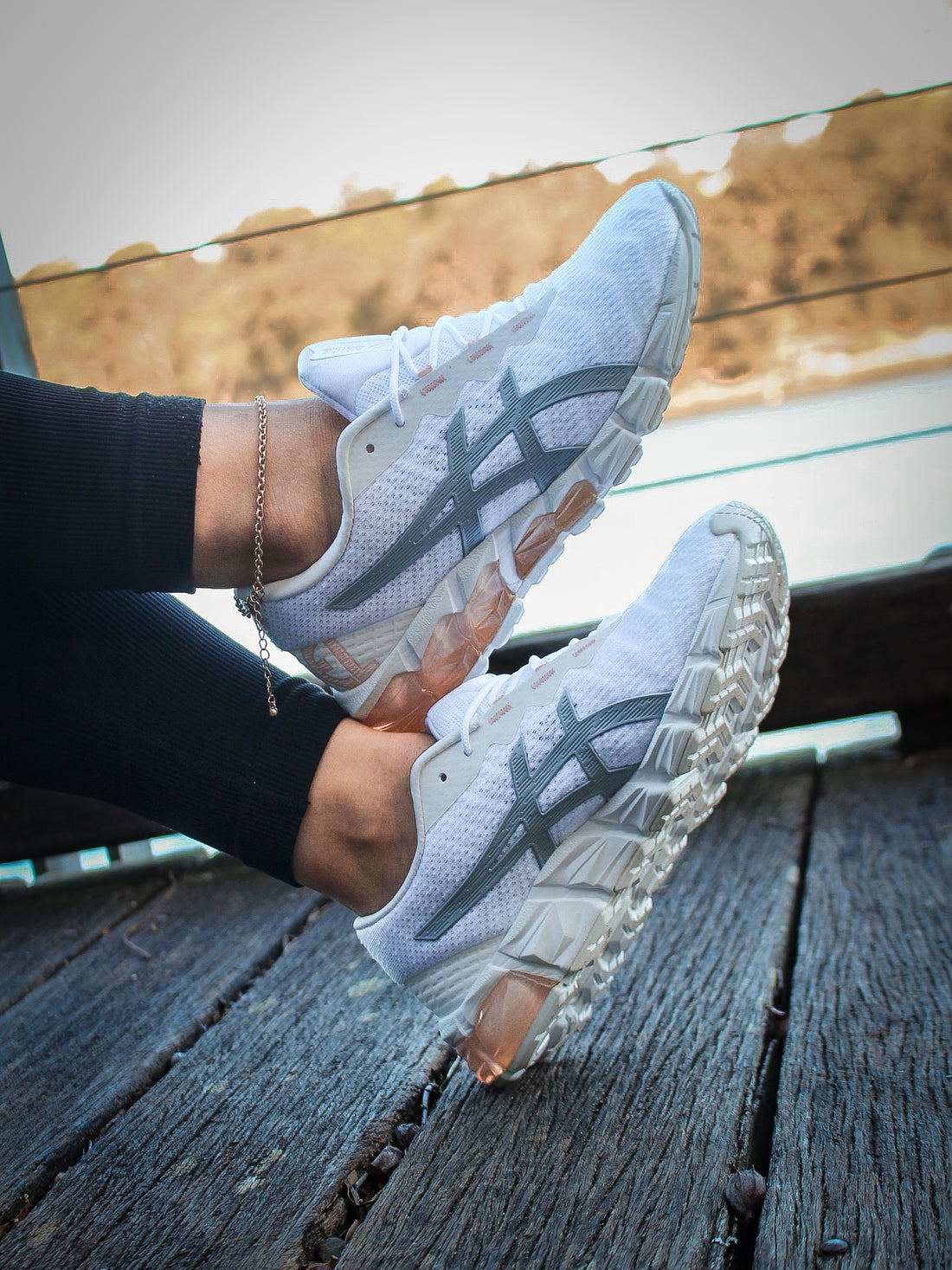 Asics Gel Quantum 180 5 GS ‘Birch/Piedmont Grey’